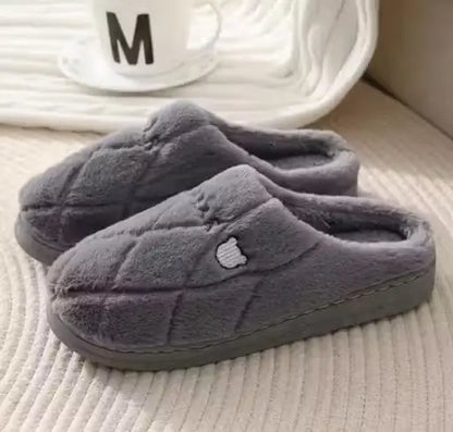 Unisex Winter Warm Flip Flop Slippers for Indoor and Outdoor Use