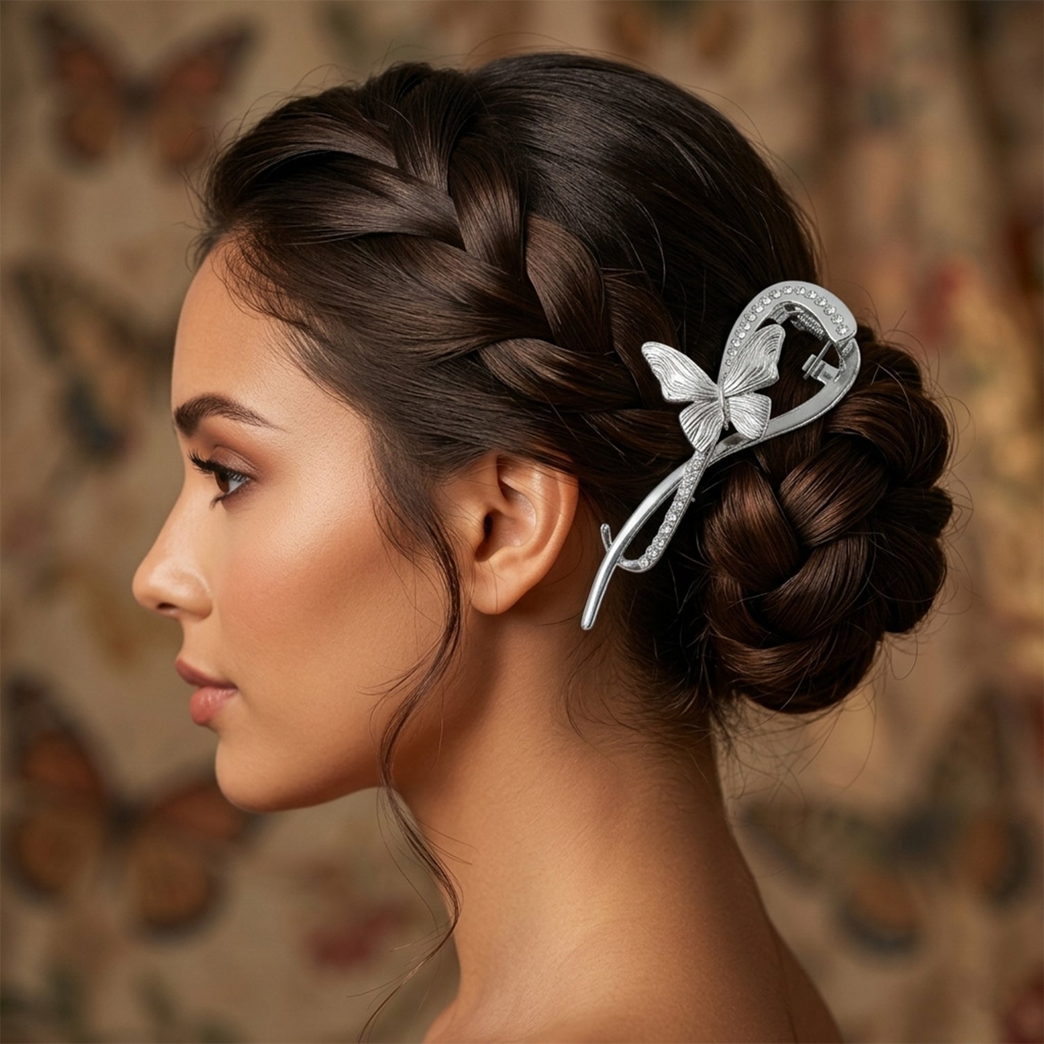 Luxury Butterfly Design Hair Clip (1 Pc Mix Color)