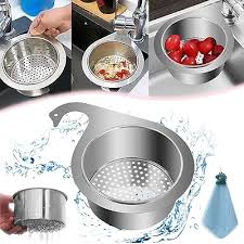 Stainless Steel Swan Sink Strainer Basket(Pack of 1)