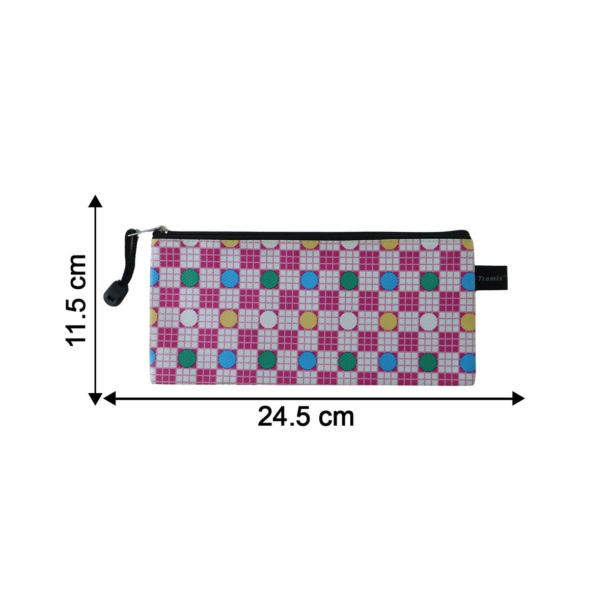 Pencil Zipper Pouch  Spacious  Vibrant Stationery Organizer