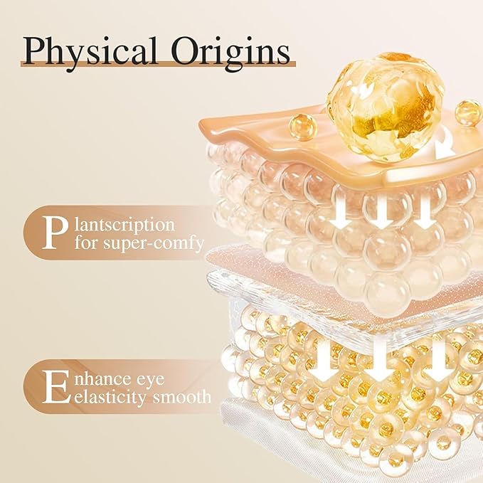 Gold Eye Patches Under Mask Pure Gold Collagen Dark Circles Remover Puffiness Reducer Wrinkle Repair