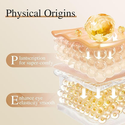 Gold Eye Patches Under Mask Pure Gold Collagen Dark Circles Remover Puffiness Reducer Wrinkle Repair