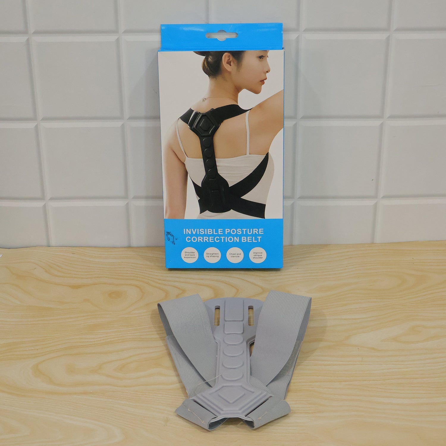 Adjustable Lxl Posture Corrector Belt For Upper Back And Shoulder Care (1 Pc)