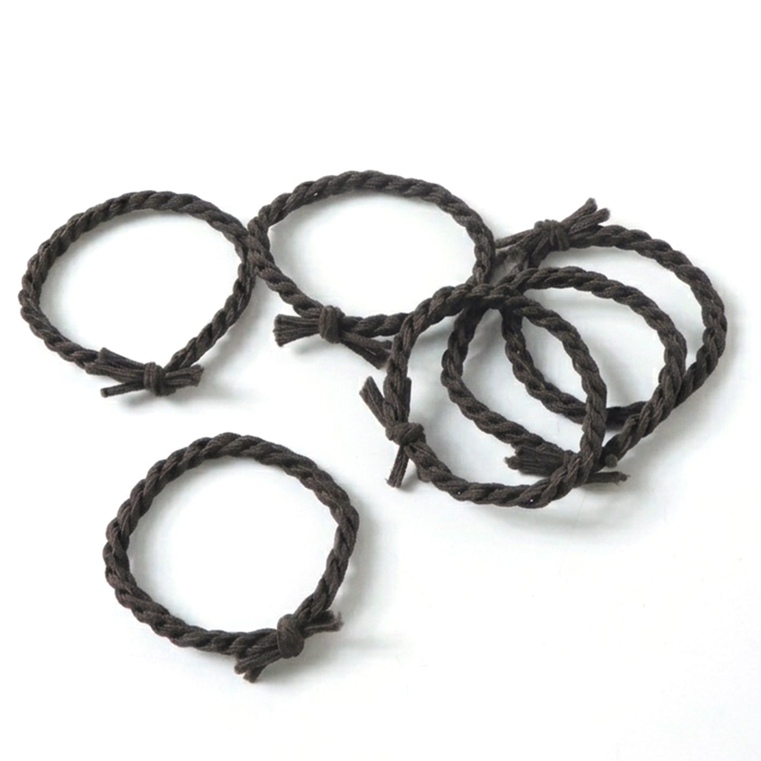 Braided Elastic Hair Bands Set (1 Set)
