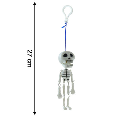 Skeleton Doll Keychain With Metal Keychain Hook (2 Pc)