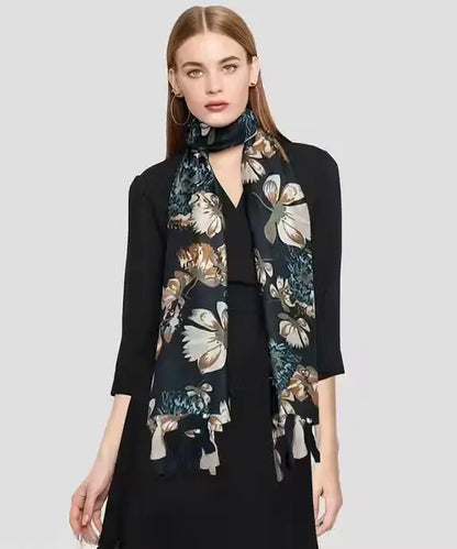 Printed Chiffon Stoles – Pack of 2 Stylish Scarves