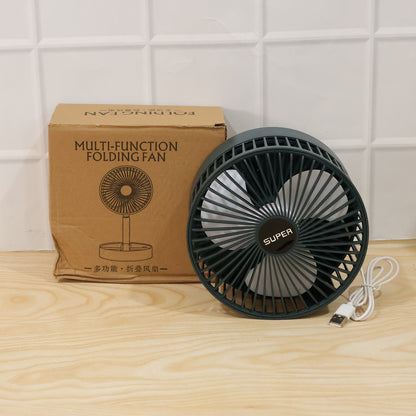 Usb Table Fan Portable Desk Cooling Fan With Adjustable Stand For Office (1 Pc)