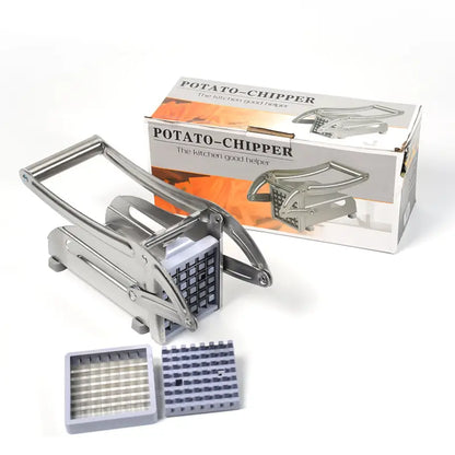 French Fries & Vegetable Cutter Stainless Steel Potato Chip Slicer