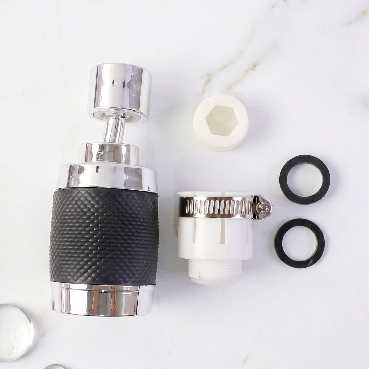 Kitchen Water Faucet Sprayer 360 Rotatable Tap Extender Nozzle For Sink (1 Pc)