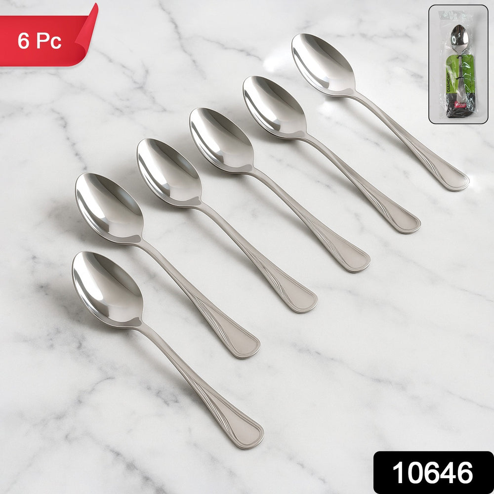 Supermom Stainless Steel Dining Spoons (6 Pc  Set)