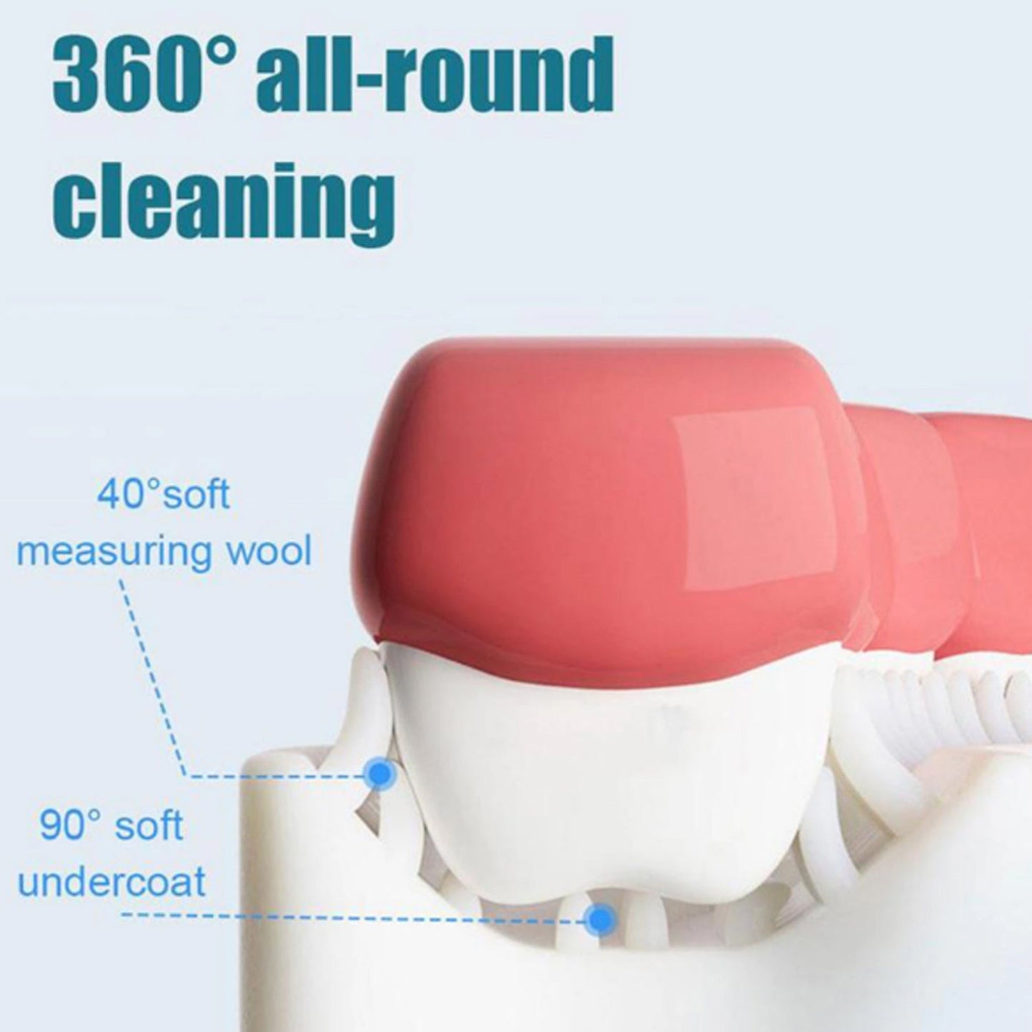 Kids U-shaped Toothbrush  Gentle Cleaning For Toddlers  Mini Bubbles