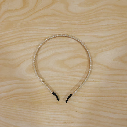 Double Layer Pearl Hairband Stylish Headband For Girls (1 Pc)
