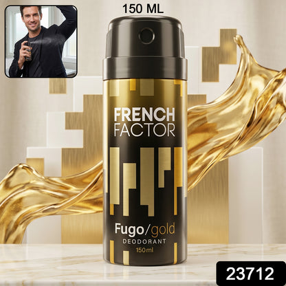 French Factor Fugo Gold Deodorant Body Spray (1 Pc 150 Ml)