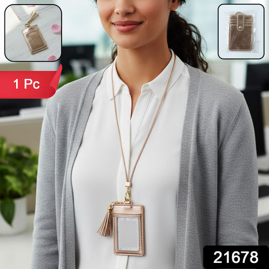 Wukusy PU leather card holder wallet with button strap, compact and stylish for carrying credit cards and IDs.