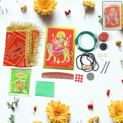 Mataji Shringar Box Complete Puja  Decoration Kit