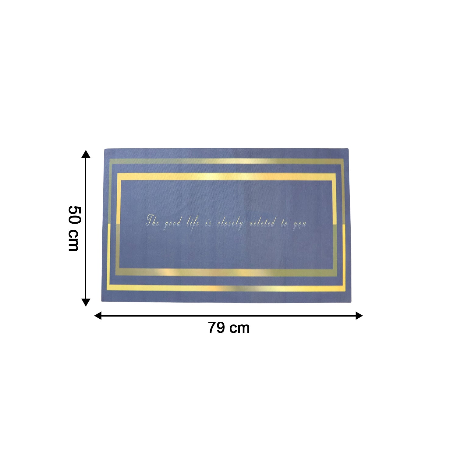 Premium Anti Slip Bathroom Floor Mat (1 Pc 79x50 Cm)