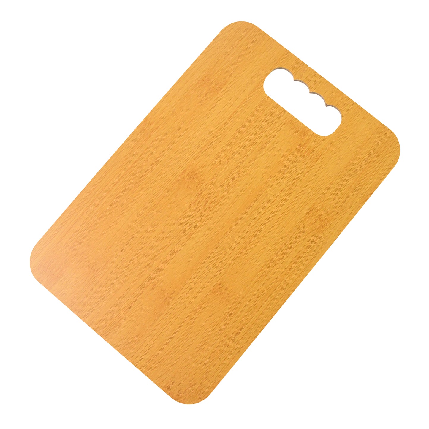 Wukusy wooden chopping board for vegetable cutting, ideal for kitchen use, showing a sturdy, natural wood surface.