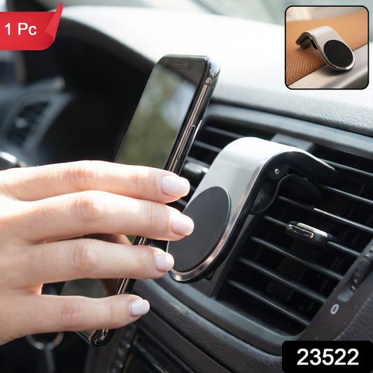 Magnetic Car Air Vent Phone Holder With Strong Grip And Foldable Design (1 Pc)