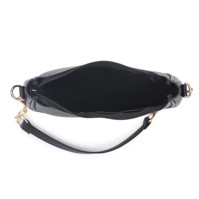 Small Classic Chain Shoulder Bag Black | Vegan Leather Women & Girl's Handbag