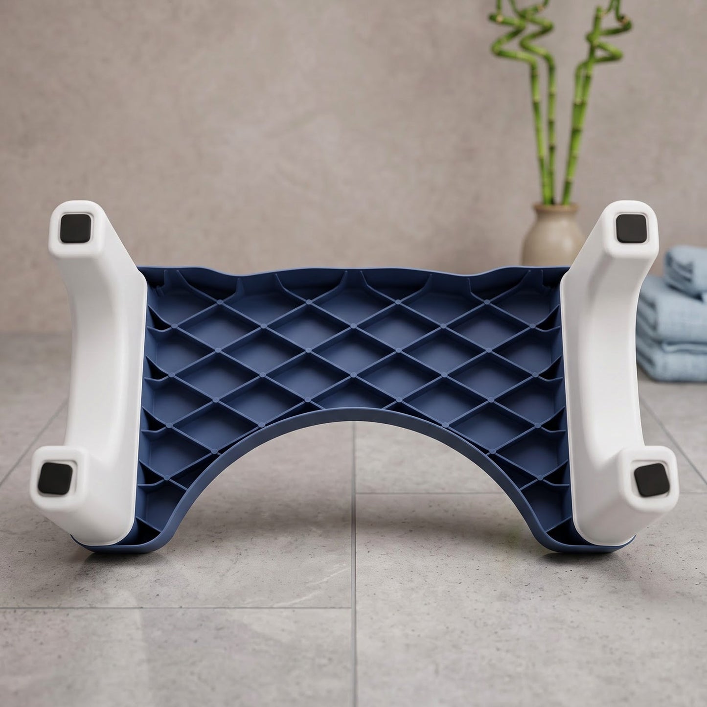 Plastic Toilet Squat Stool With Anti-slip Surface For Bathroom Comfort (1 Pc)