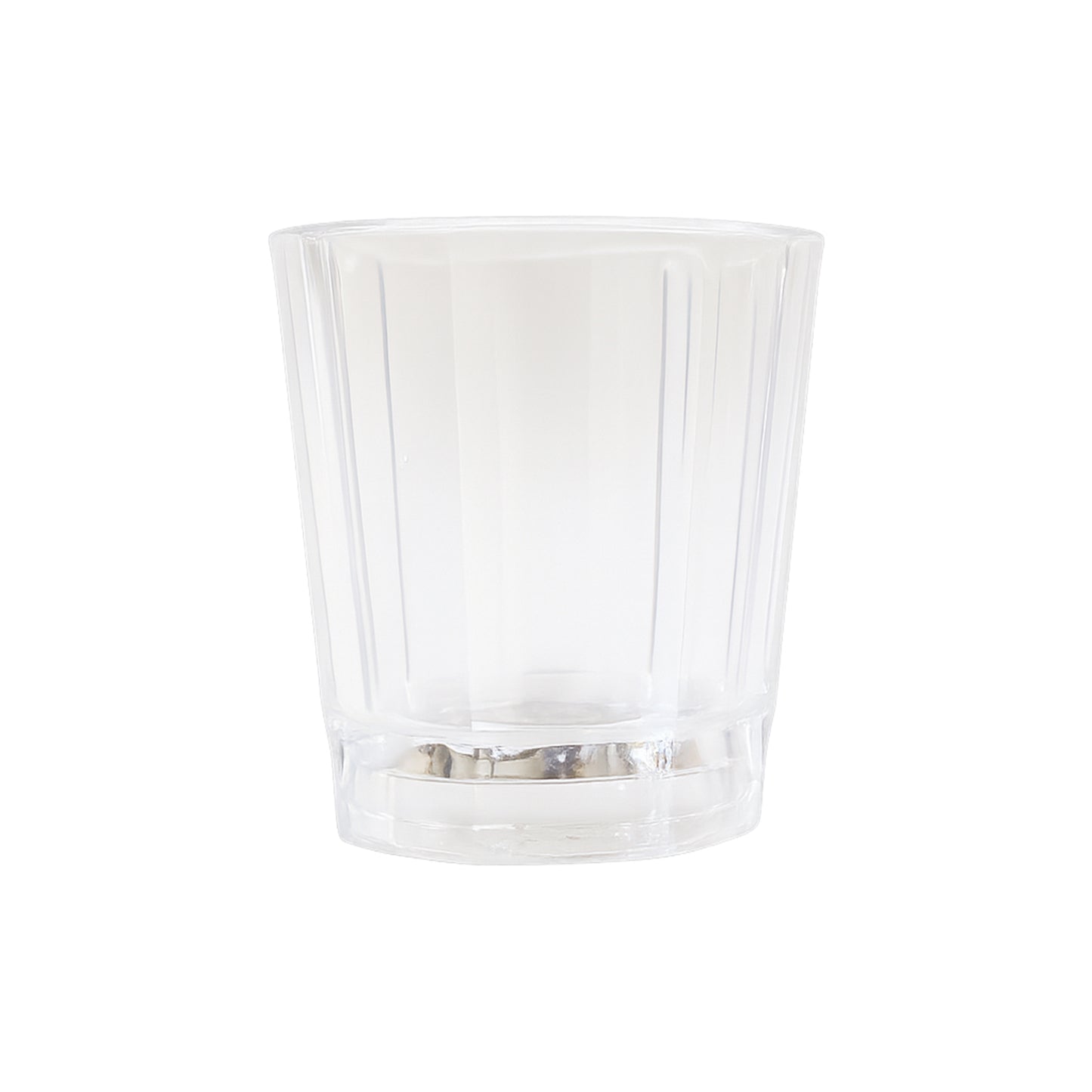 Set of six Wukusy premium LED shot glasses, clear glass with colorful LED illumination, perfect for home bar or party decor.