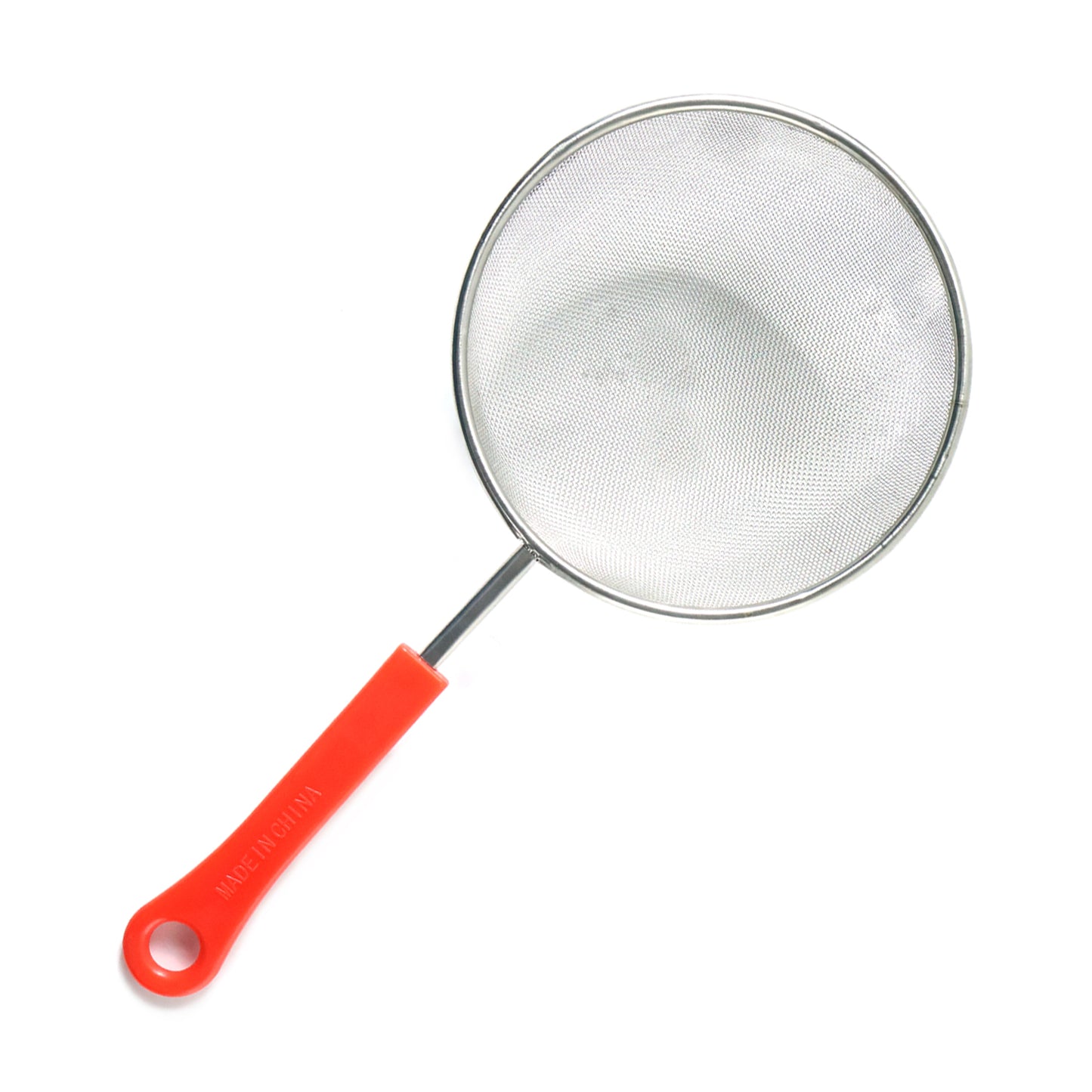 B-grade Big Size Fine Mesh Kitchen Strainer With Strong Handle Grip (1 Pc)