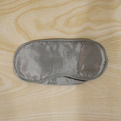 Soft Satin Sleeping Eye Mask With Elastic Strap For Travel And Relaxation (1 Pc)