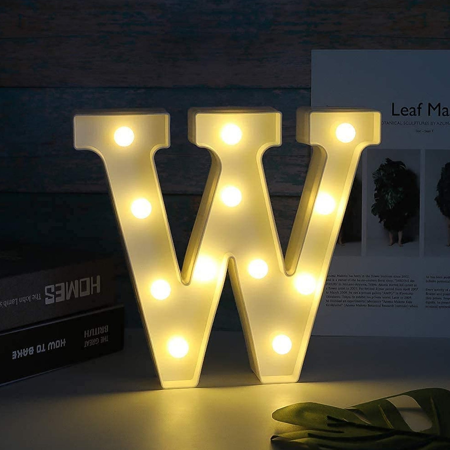 W Shaped Led Decorative Night Light (1 Pc)