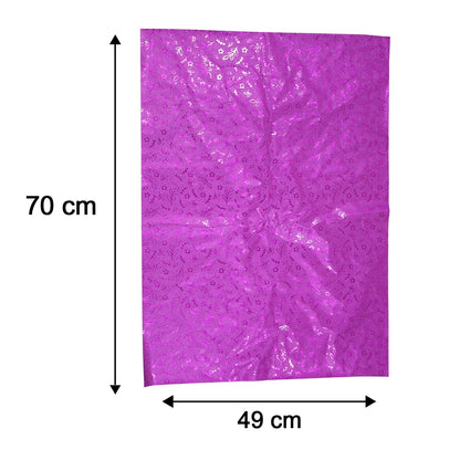 Metallic Floral Gift Wrapping Paper Sheet For Birthday And Festive Gifts (20 Pc Set)
