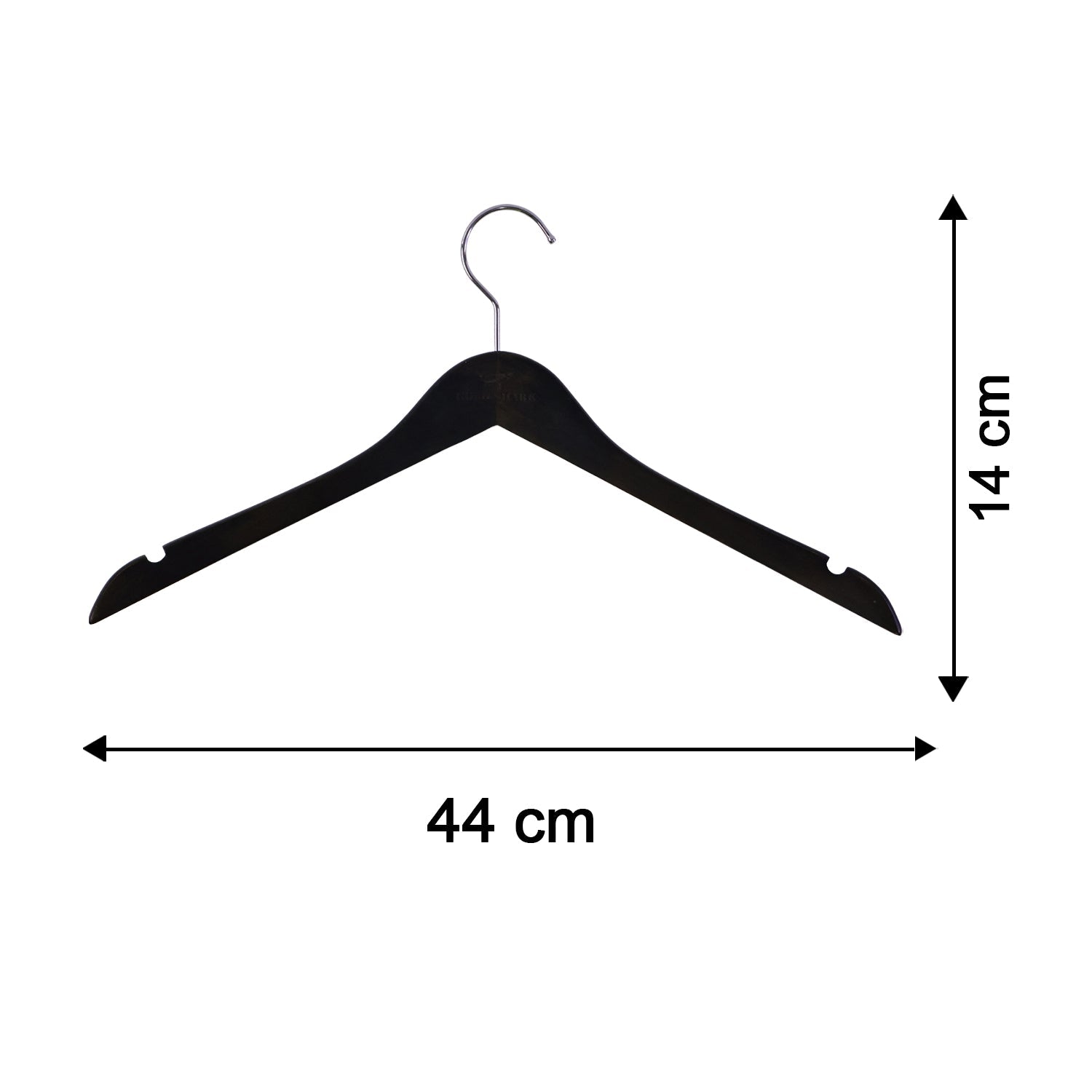 Premium Cloth Hanger With Metal Hook For Shirt Coat And Tops Wardrobe (1 Pc)