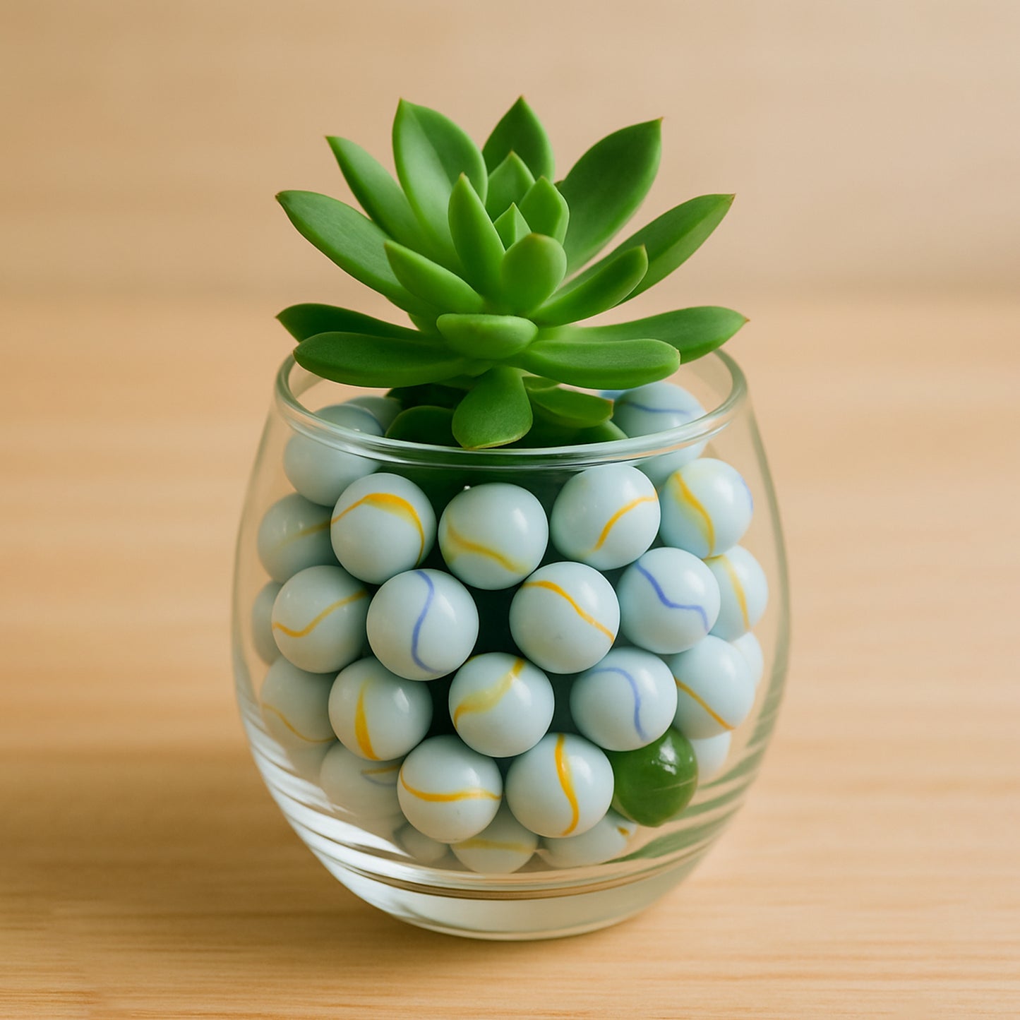 Classic Glass Marbles Pack Of Approx 30 Pc