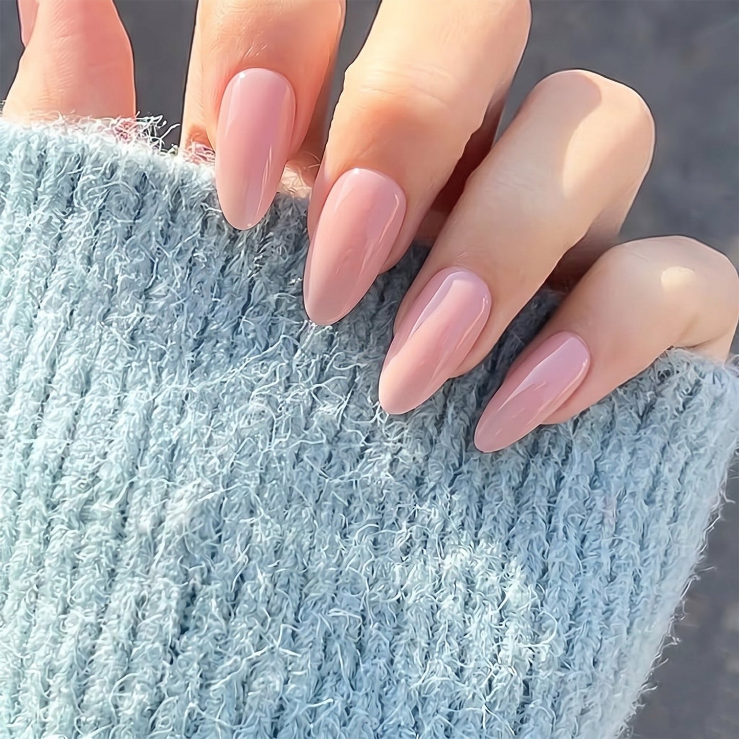 Artificial Nail Tips Set  Elegant French Manicure At Home