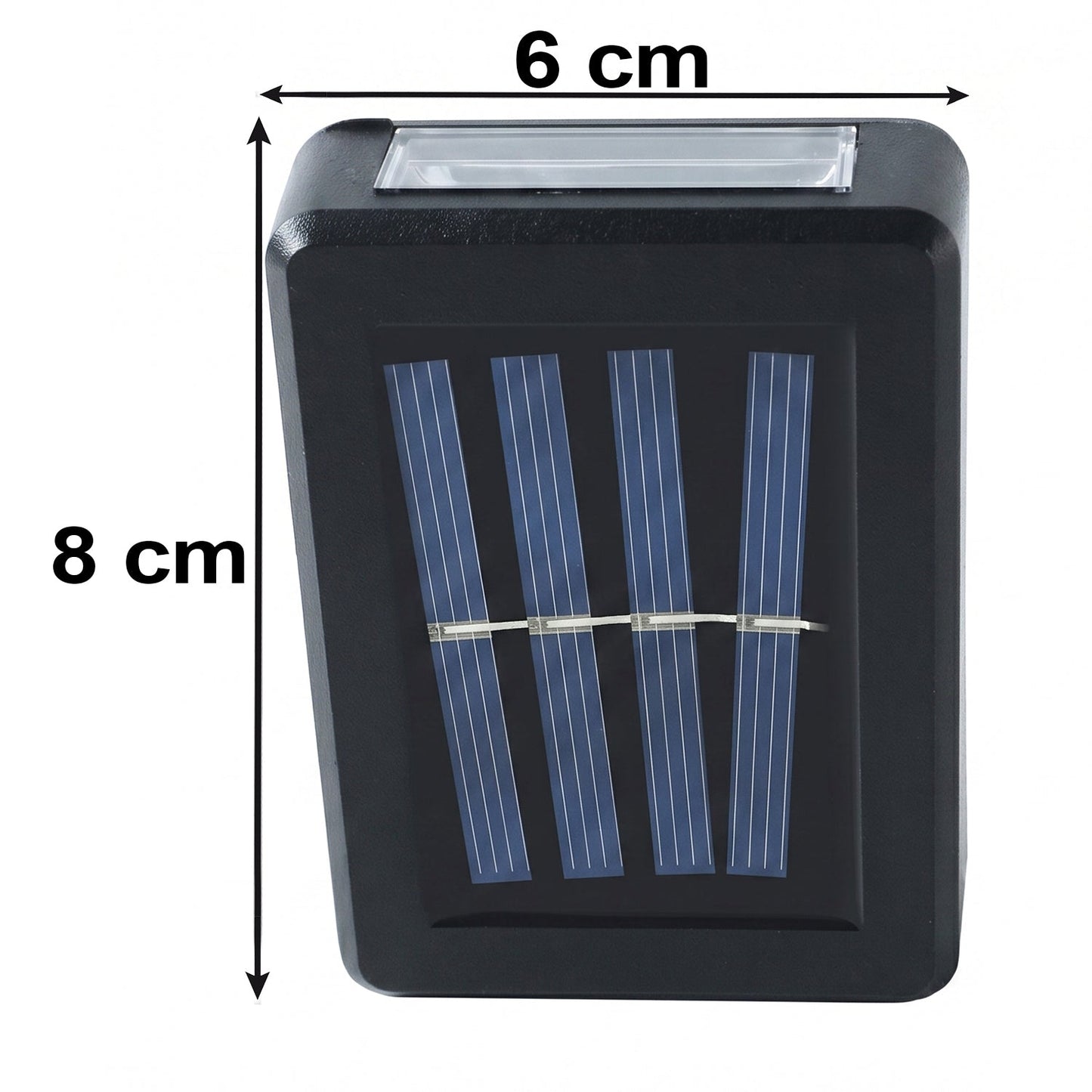 Sensor Solar Led Wall Light Up Down Beam Outdoor Garden Lamp (1 Pc)