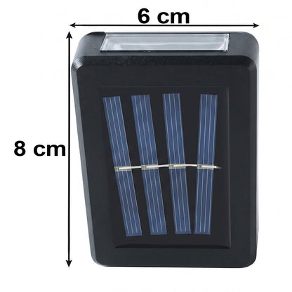 Sensor Solar Led Wall Light Up Down Beam Outdoor Garden Lamp (1 Pc)