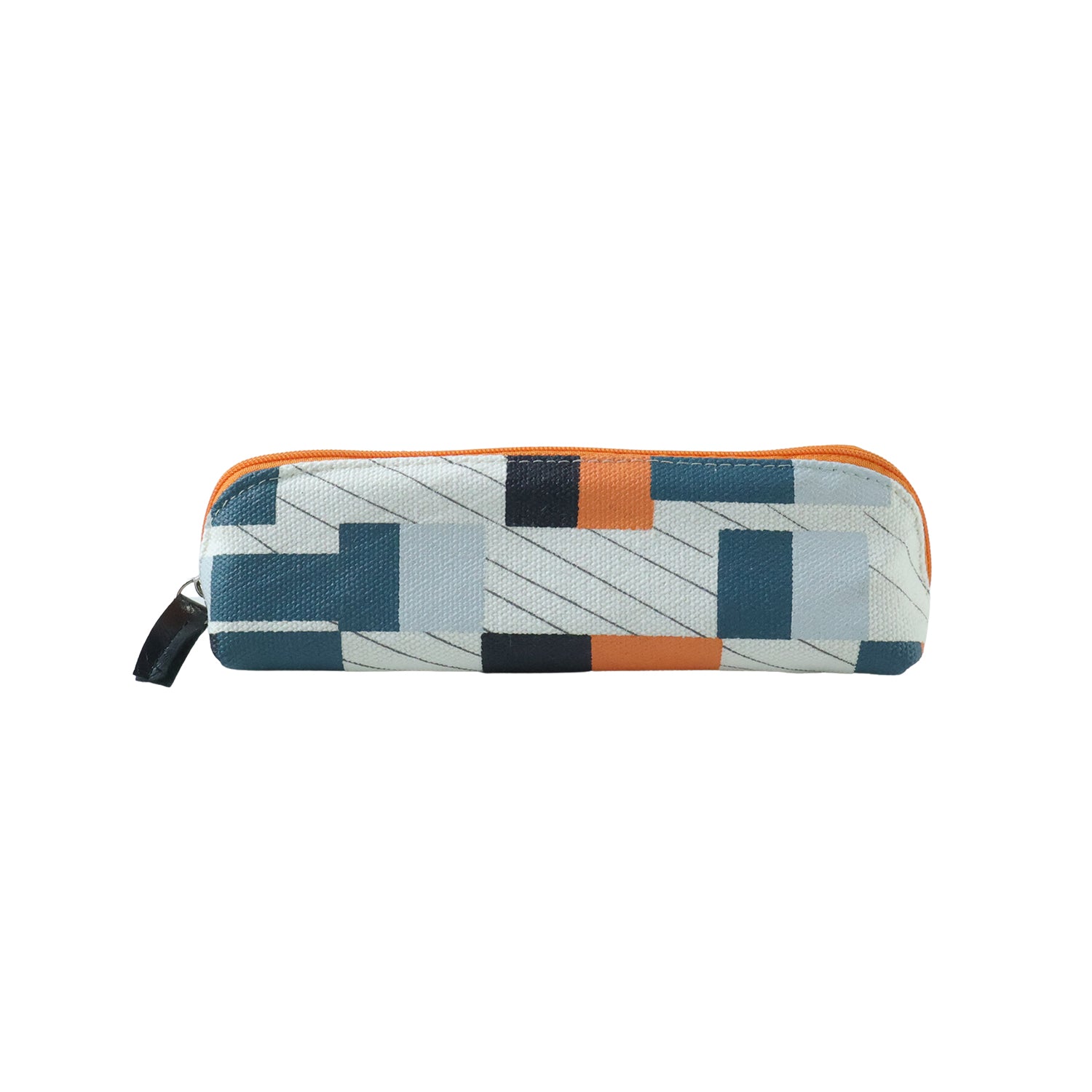 Designer Fabric Zipper Pencil Pouch (1 Pc)