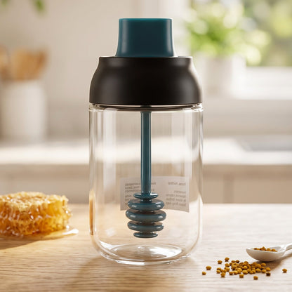 Glass Oil Dispenser Bottle With Brush Applicator 250 Ml For Home Kitchen (1 Pc)