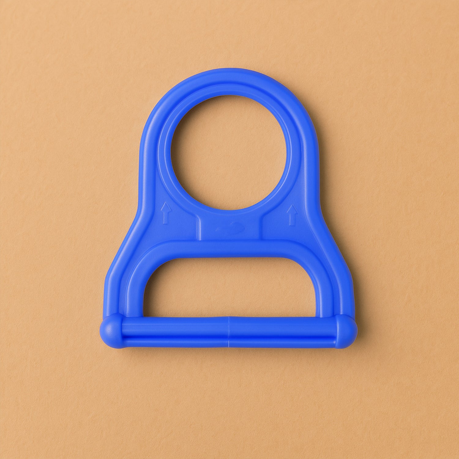 Wukusy heavy-duty plastic water bottle handle attached to a 20L water can for easy carrying and transport.