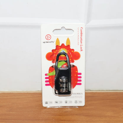 Secure 3-digit Combination Travel Lock (1 Pc)