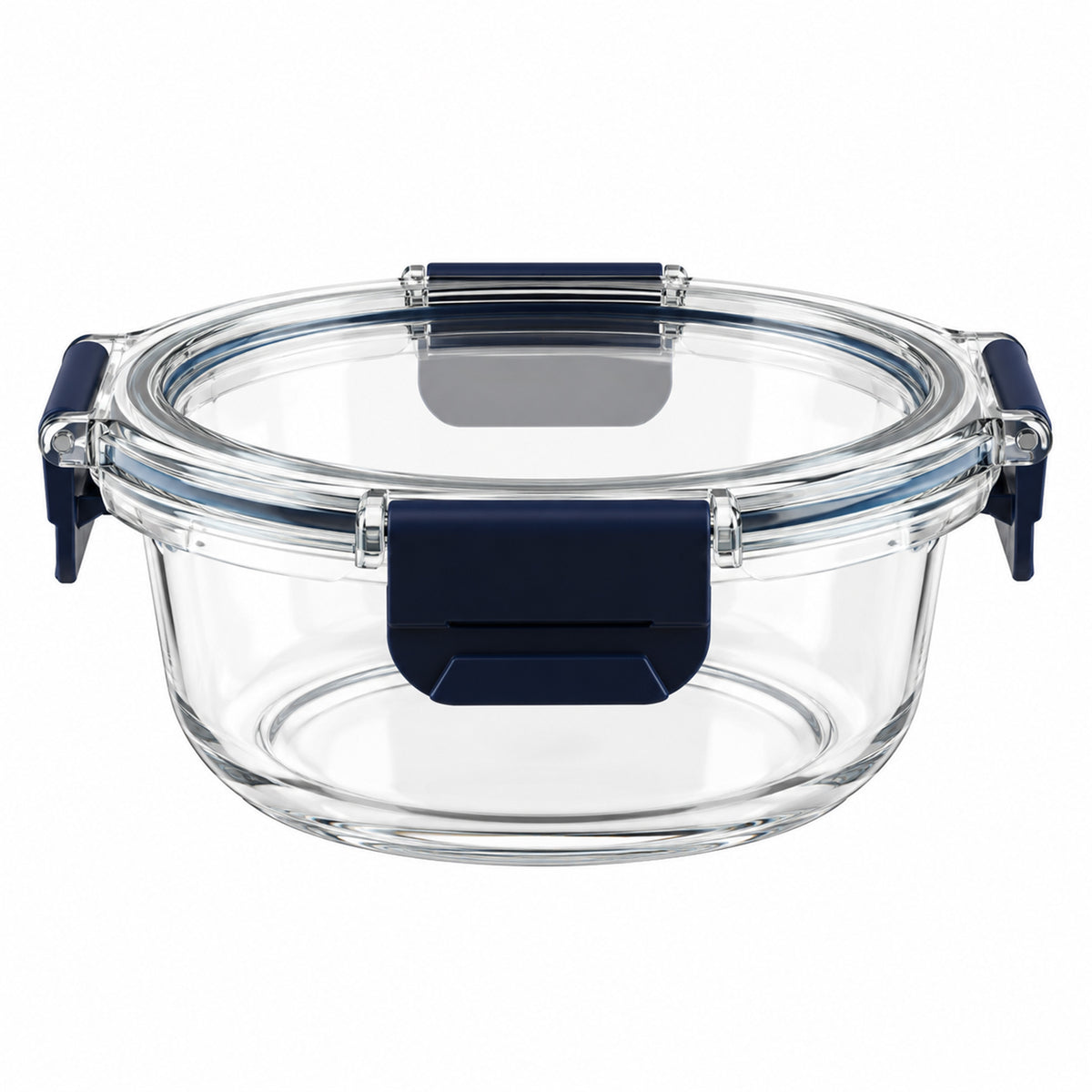Wukusy 400ml round glass food storage container with Smart Lock lid