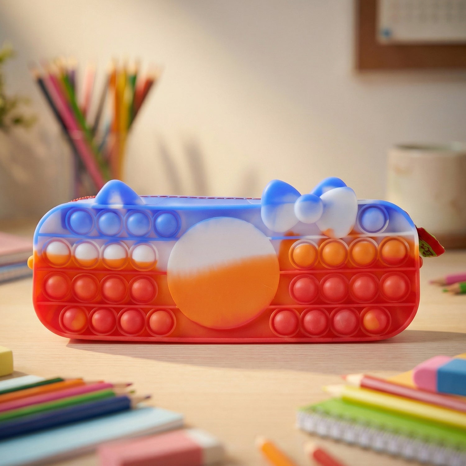 Multifunction Pop It Pencil Pouch (1 Pc)