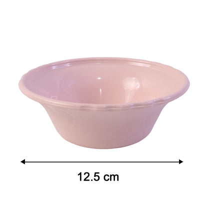 Plastic Serving Bowl Set Multicolour Unbreakable Kitchen Bowls (6 Pc Set)