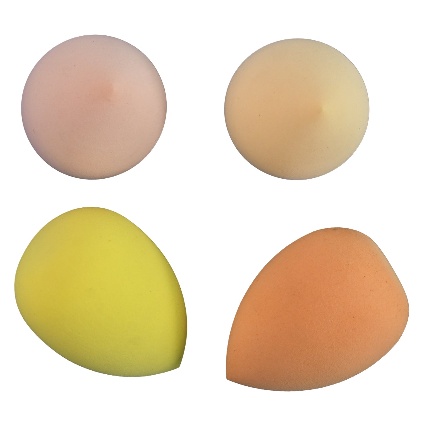 Wukusy makeup sponge set with four liquid, cream, and powder applicators in a case for flawless makeup application