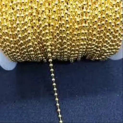 10 Meter Golden Ball Chain – Jewellery Making Chain