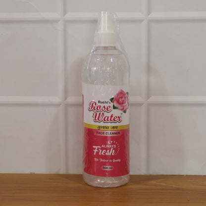 Rose Water Face Cleanser Spray Bottle (1 Pc 500 Ml)