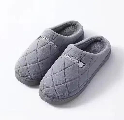 Unisex Winter Warm Flip Flop Slippers for Indoor and Outdoor Use