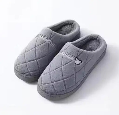 Unisex Winter Warm Flip Flop Slippers for Indoor and Outdoor Use