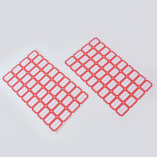 Wukusy office writable blank label sticker sheet with multiple labels on a single sheet for organization and customization.