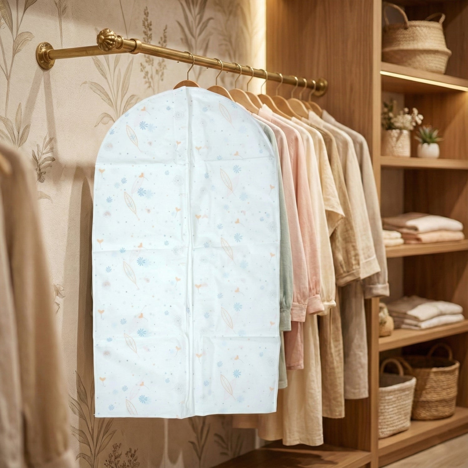 Premium Wardrobe Garment Cover Set (60  80 Cm Pack Of 5)