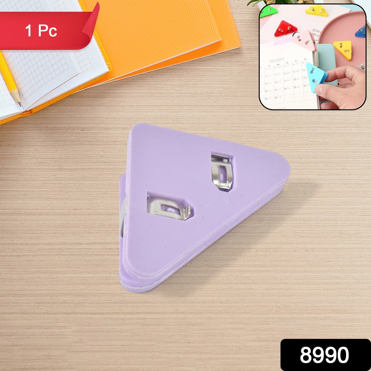 Triangle Paper Clips  Small Corner Clips For Paper Document Clip (1 Pc)