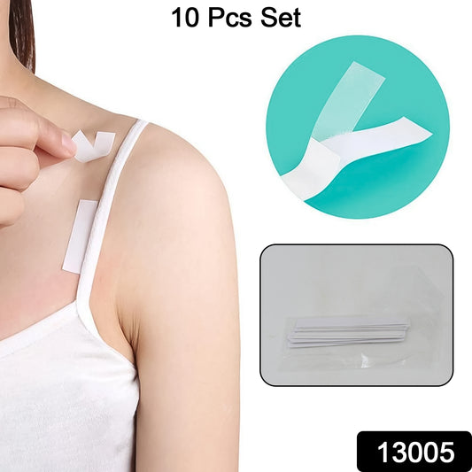 Wukusy waterproof anti-skid disposable medical tape, clear double-sided adhesive tape for lingerie, 10 pcs set for health care use.